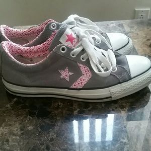 Cute Converse Sneakers - Size 8